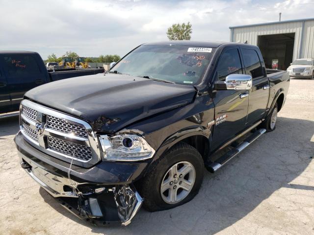 1C6RR7NT4FS777651 - 2015 RAM 1500 LARAM BLACK photo 2