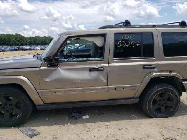1J8HG48K26C104033 - 2006 JEEP COMMANDER 金色 照片 10