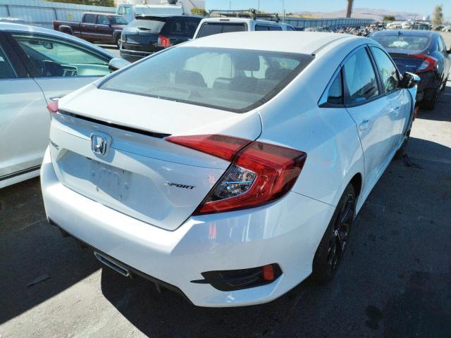 19XFC2F83LE204250 - 2020 HONDA CIVIC SPOR WHITE photo 4