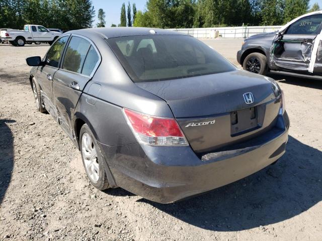 1HGCP26889A094882 - 2009 HONDA ACCORD EXL GRAY photo 3