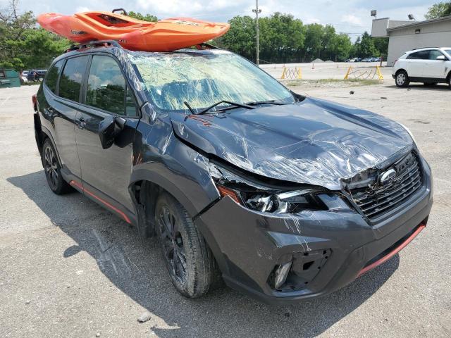 JF2SKAKC3KH528847 - 2019 SUBARU FORESTER S BLACK photo 1