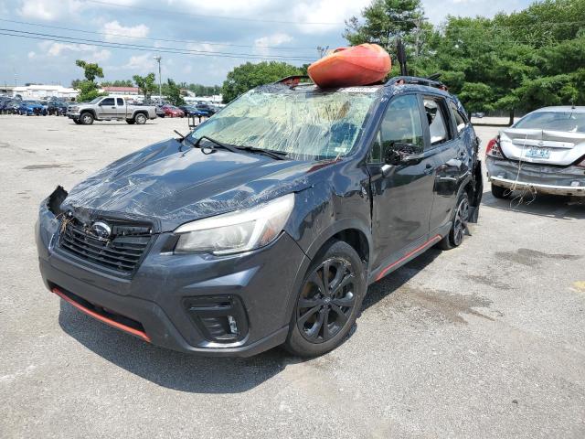 JF2SKAKC3KH528847 - 2019 SUBARU FORESTER S BLACK photo 2