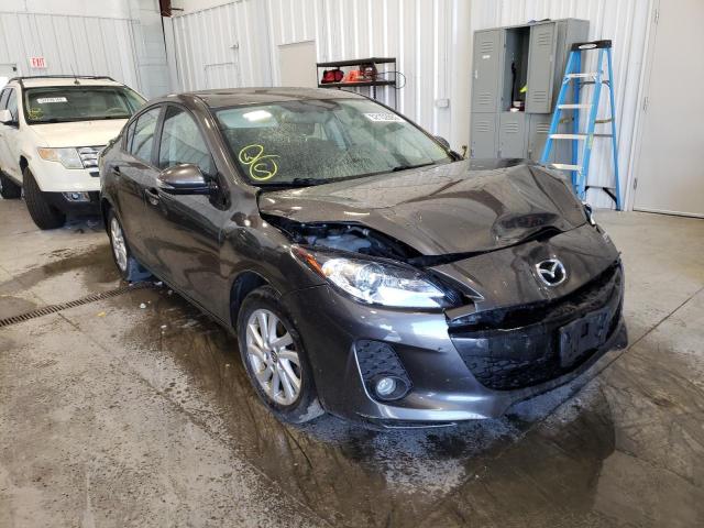 JM1BL1W77D1817315 - 2013 MAZDA 3 I GRAY photo 1