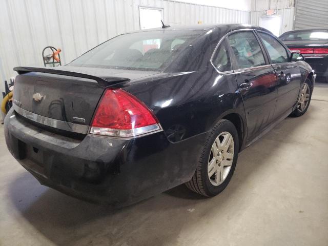 2G1WG5EK8B1200203 - 2011 CHEVROLET IMPALA BLACK photo 4