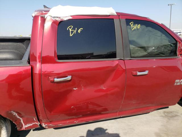 1C6RR6LT9ES121781 - 2014 RAM 1500 SLT RED photo 6