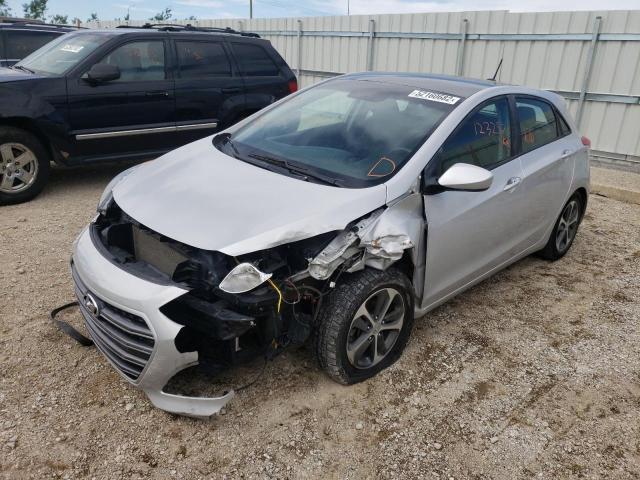 KMHD35LH9HU356261 - 2017 HYUNDAI ELANTRA GT SILVER photo 2