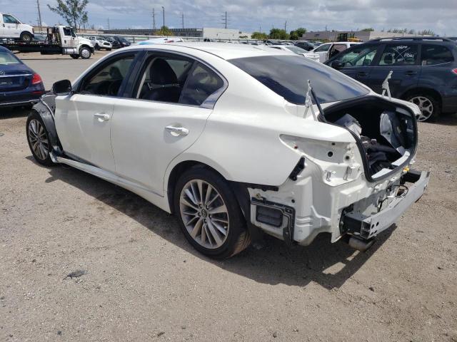 JN1EV7AR1JM442926 - 2018 INFINITI Q50 LUXE WHITE photo 3