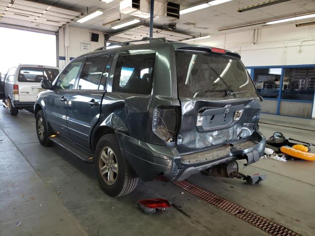 2HKYF18605H558957 - 2005 HONDA PILOT BLUE photo 3