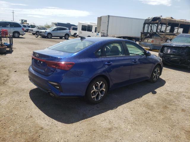 3KPF24AD1ME375910 - 2021 KIA FORTE FE BLUE photo 4