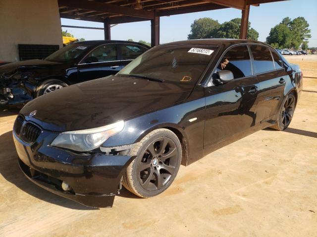 WBANB33584B107264 - 2004 BMW 545 I BLACK photo 2