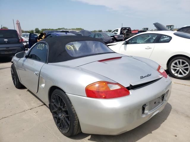 WP0CA2984XU623137 - 1999 PORSCHE BOXSTER SILVER photo 3