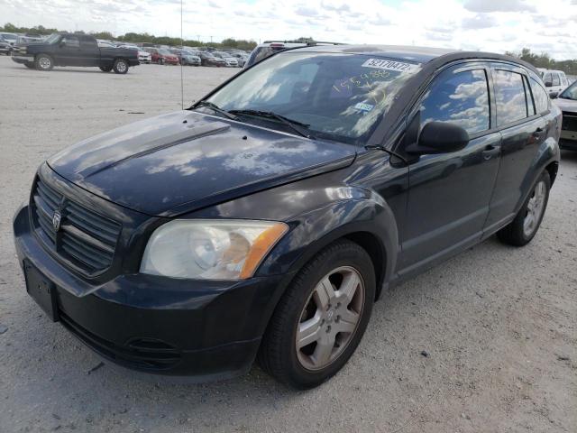 1B3HB28B18D732982 - 2008 DODGE CALIBER BLACK photo 2