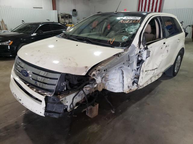 2FMDK39C57BA62220 - 2007 FORD EDGE SEL P WHITE photo 2