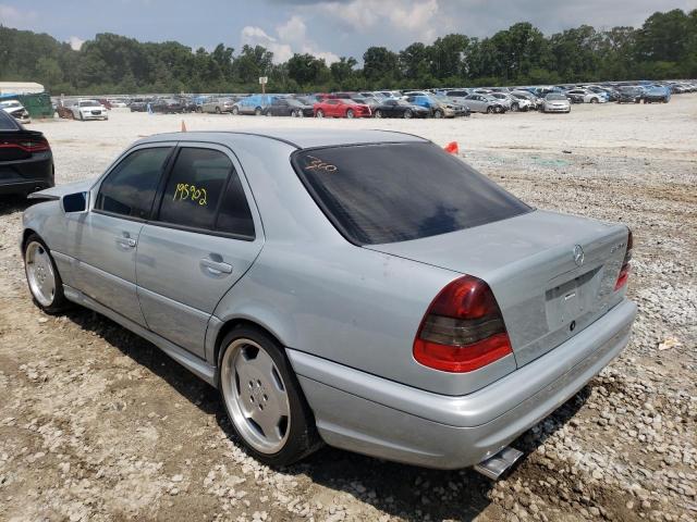 WDBHA33G6XF790100 - 1999 MERCEDES-BENZ C CLASS SILVER photo 3