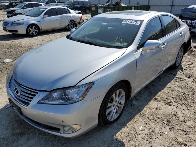 JTHBK1EG9A2354490 - 2010 LEXUS ES350 SILVER photo 2