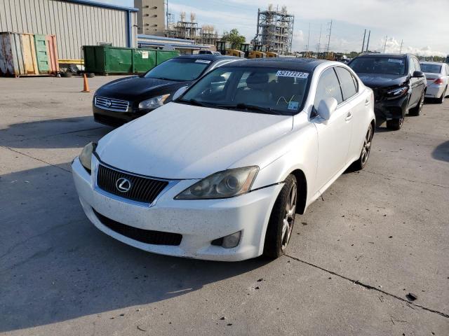 JTHBK262X95087119 - 2009 LEXUS IS 250 WHITE photo 2