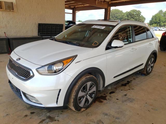 KNDCC3LC4H5038678 - 2017 KIA NIRO EX WHITE photo 2