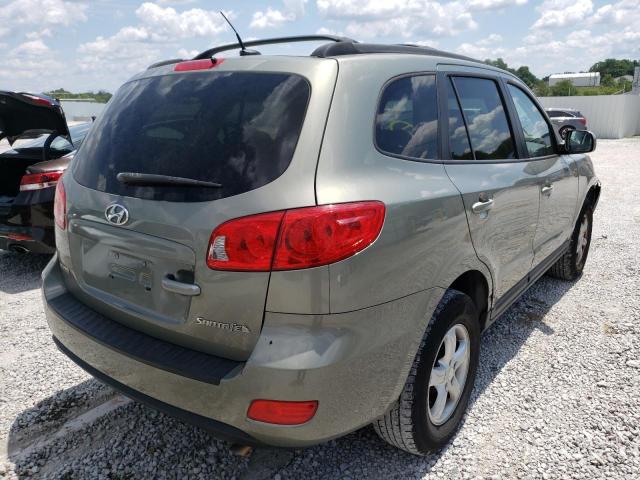 5NMSG13D38H193782 - 2008 HYUNDAI SANTA FE GOLD photo 4