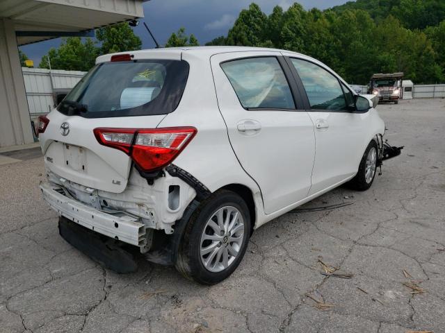 VNKKTUD3XJA095035 - 2018 TOYOTA YARIS L WHITE photo 4