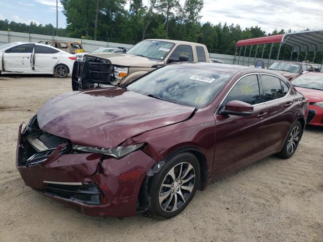 19UUB1F55FA012119 - 2015 ACURA TLX TECH MAROON photo 2