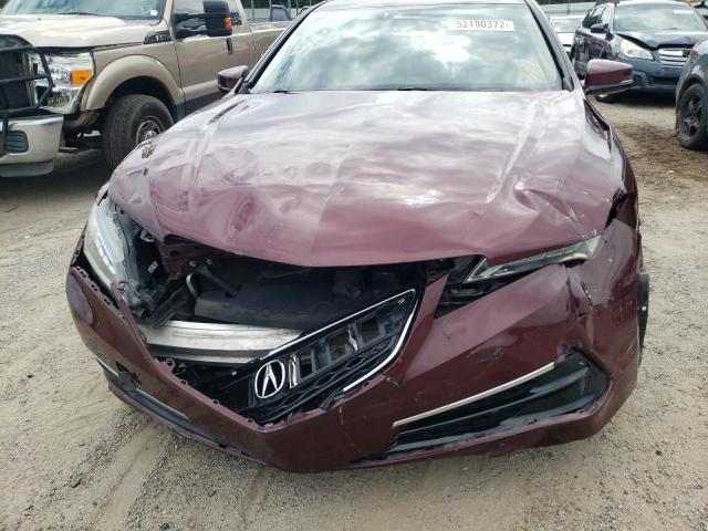 19UUB1F55FA012119 - 2015 ACURA TLX TECH MAROON photo 9