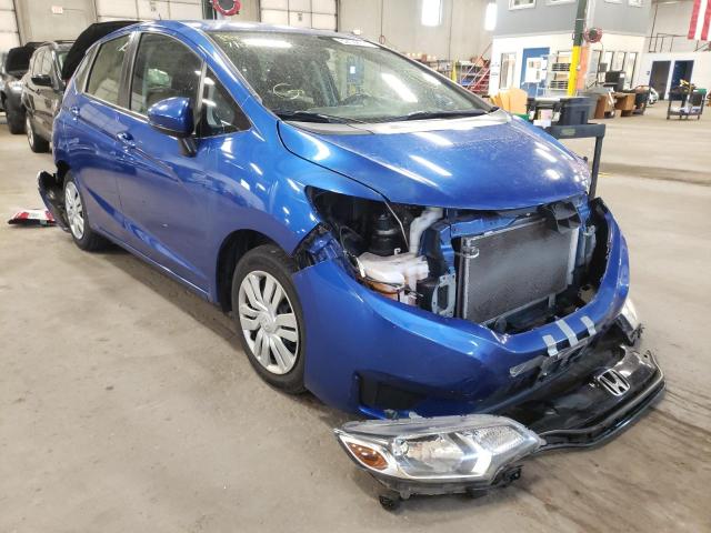 JHMGK5H56HS015932 - 2017 HONDA FIT LX BLUE photo 1