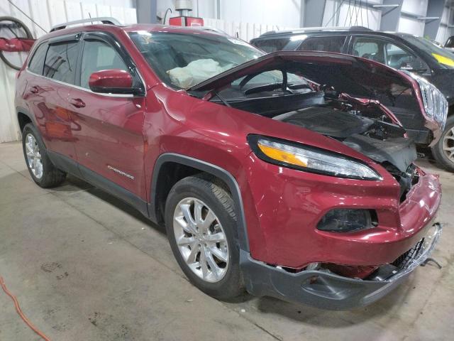 1C4PJMDS4HW545691 - 2017 JEEP CHEROKEE L RED photo 1