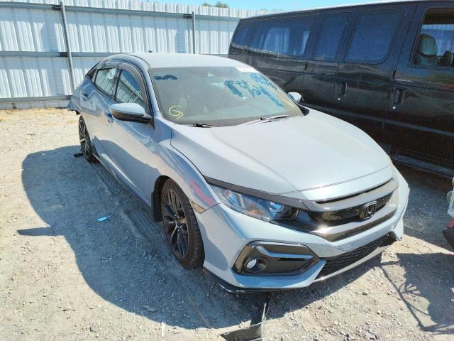 SHHFK7H43MU403822 - 2021 HONDA CIVIC SPOR GRAY photo 1