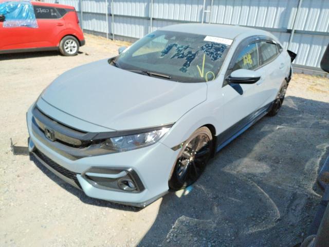 SHHFK7H43MU403822 - 2021 HONDA CIVIC SPOR GRAY photo 2