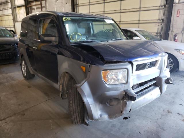 5J6YH28253L009836 - 2003 HONDA ELEMENT DX BLUE photo 1