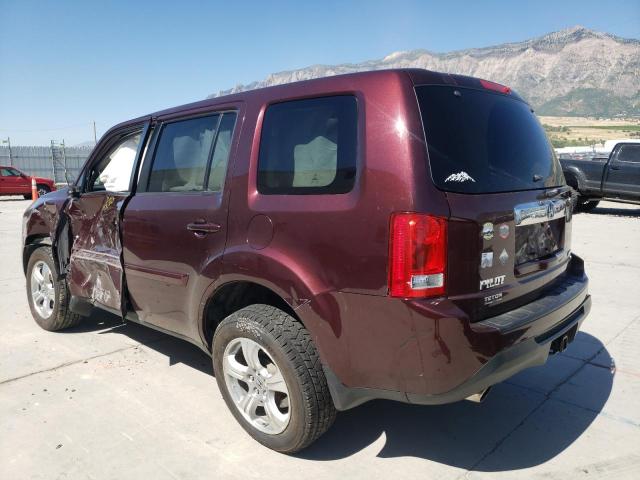 5FNYF4H47DB041877 - 2013 HONDA PILOT BURGUNDY photo 3