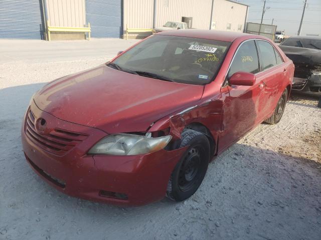 4T1BK46KX7U047408 - 2007 TOYOTA CAMRY LE RED photo 2