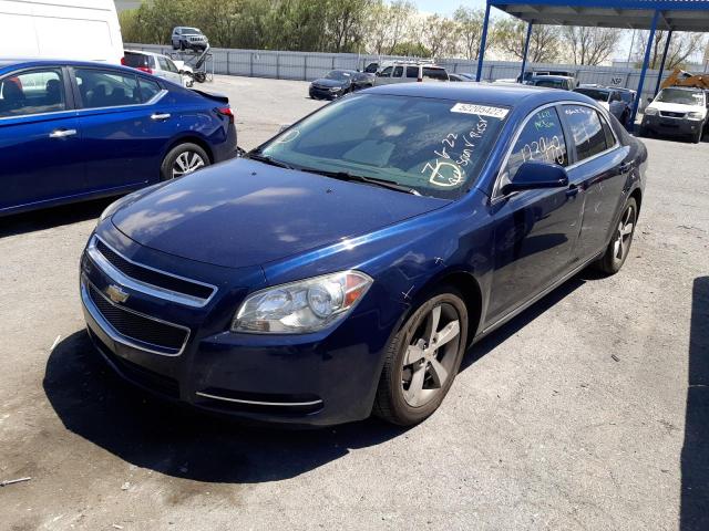 1G1ZC5E10BF166329 - 2011 CHEVROLET MALIBU 1LT 蓝色 照片 2