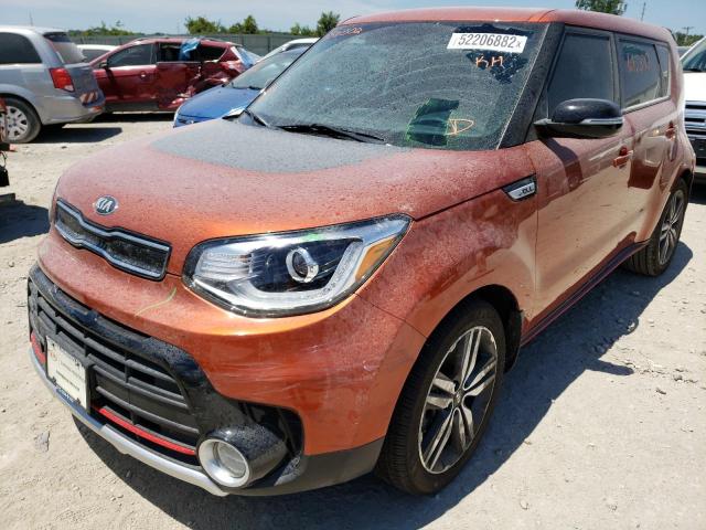 KNDJX3AA1J7586502 - 2018 KIA SOUL ! ORANGE photo 2