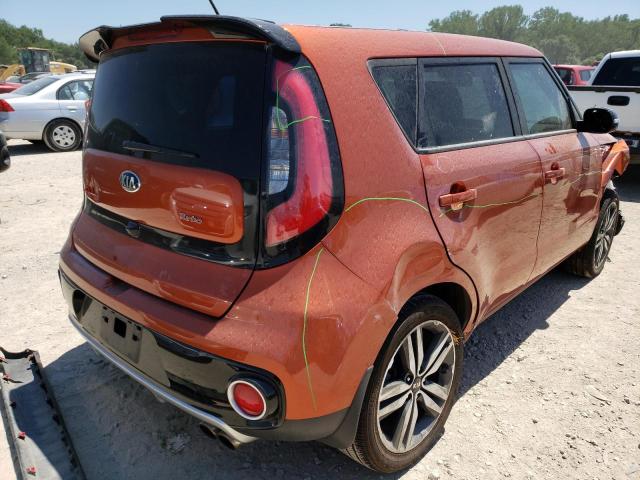 KNDJX3AA1J7586502 - 2018 KIA SOUL ! ORANGE photo 4