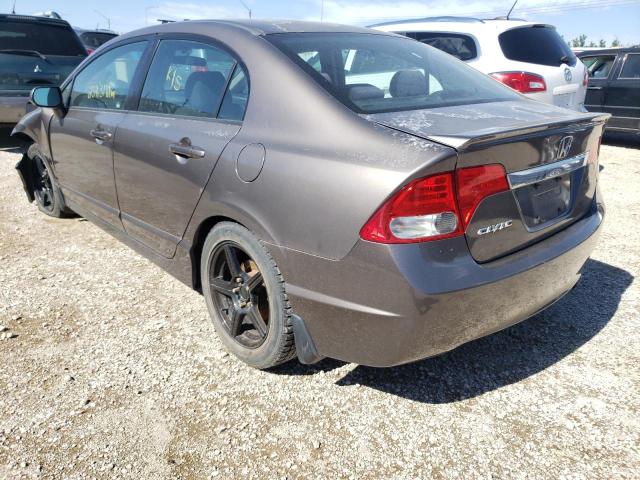 2HGFA16609H021417 - 2009 HONDA CIVIC LX-S Grafit foto 3
