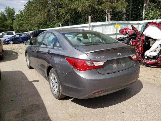 5NPEB4AC7BH154470 - 2011 HYUNDAI SONATA GLS GRAY photo 3