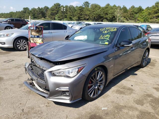 JN1FV7AP2JM460810 - 2018 INFINITI Q50 RED SP GRAY photo 2