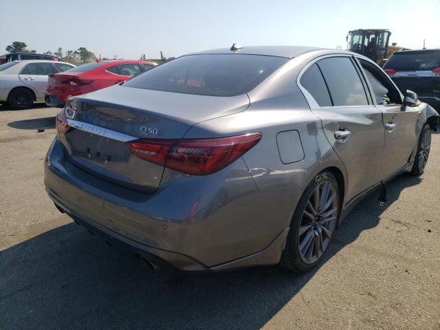 JN1FV7AP2JM460810 - 2018 INFINITI Q50 RED SP GRAY photo 4