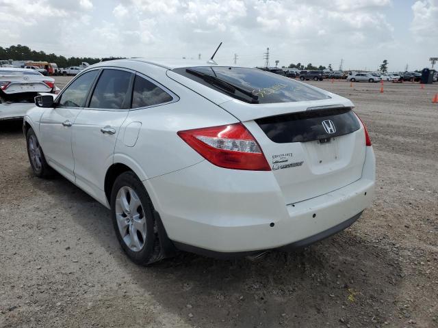 5J6TF1H54AL010364 - 2010 HONDA ACCORD CRO WHITE photo 3