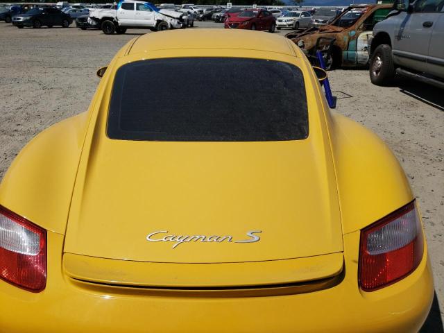 WP0AB29806U781977 - 2006 PORSCHE CAYMAN S YELLOW photo 6