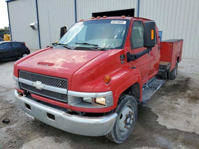 1GBE5E1286F427215 - 2006 CHEVROLET C5500 C5E0 RED photo 2