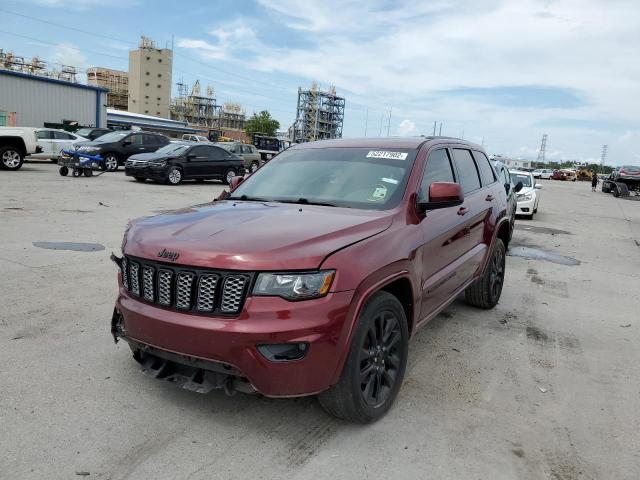 1C4RJEAG2KC673158 - 2019 JEEP GRAND CHER MAROON photo 2