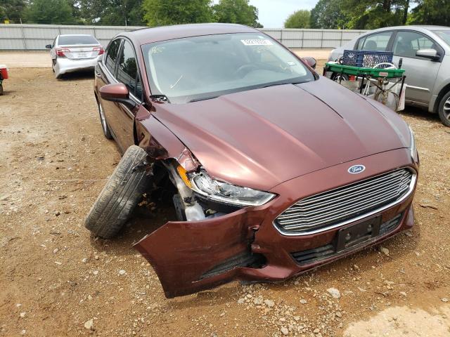 3FA6P0G79GR258221 - 2016 FORD FUSION RED photo 1