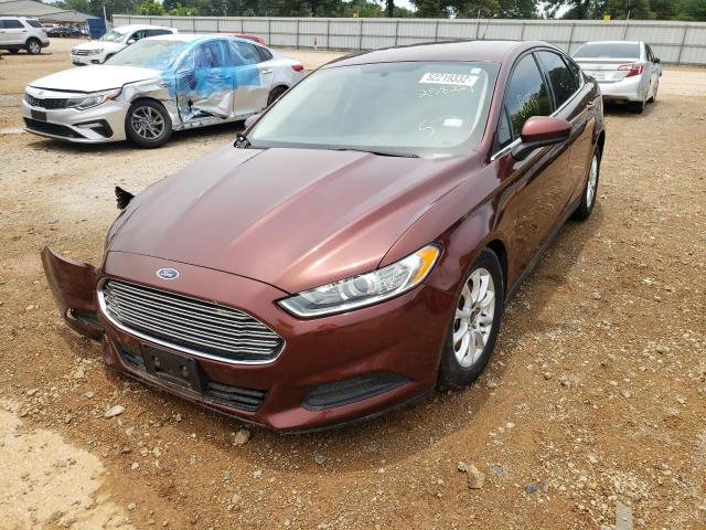 3FA6P0G79GR258221 - 2016 FORD FUSION RED photo 2