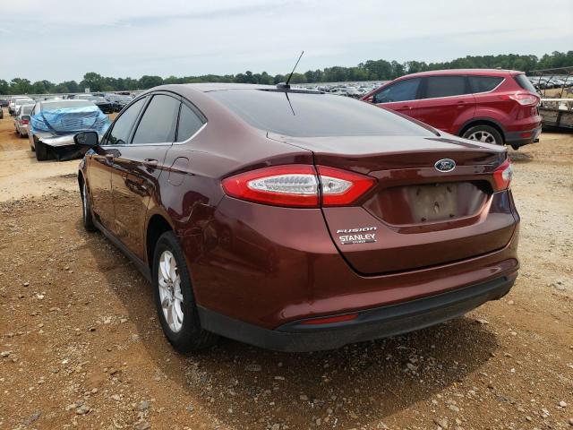 3FA6P0G79GR258221 - 2016 FORD FUSION RED photo 3