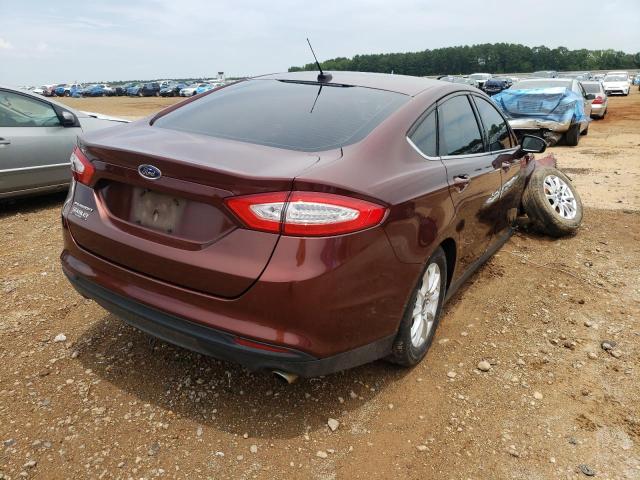 3FA6P0G79GR258221 - 2016 FORD FUSION RED photo 4