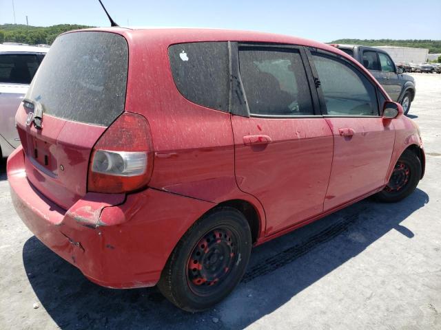 JHMGD37427S002889 - 2007 HONDA FIT RED photo 4