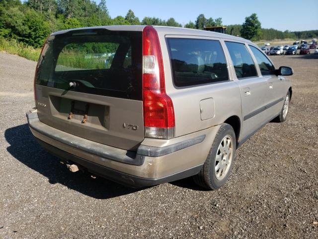 YV1SW61R922240866 - 2002 VOLVO V70 GOLD photo 4