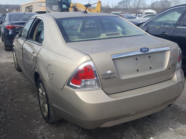 3FAHP08Z67R239103 - 2007 FORD FUSION SEL GOLD photo 3